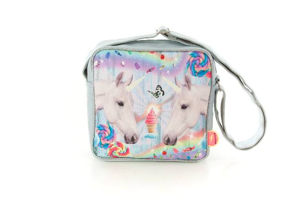 SQUAREBAG UNICORN Vierkanten tas met eenhoorn | De kunstboer unicorn tas | kunstboer eenhoorn tas | eenhoorn tas