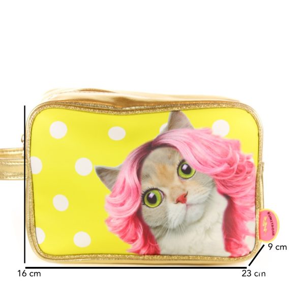 Pre-order March : Toiletry bag  Happy cat - Image 3