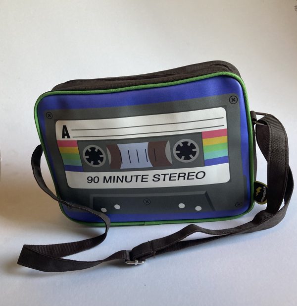 Mittlere Umhänge Tasche retro Kassettenband – Bild 2