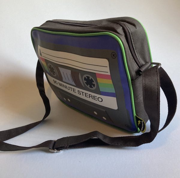 Mittlere Umhänge Tasche retro Kassettenband – Bild 4
