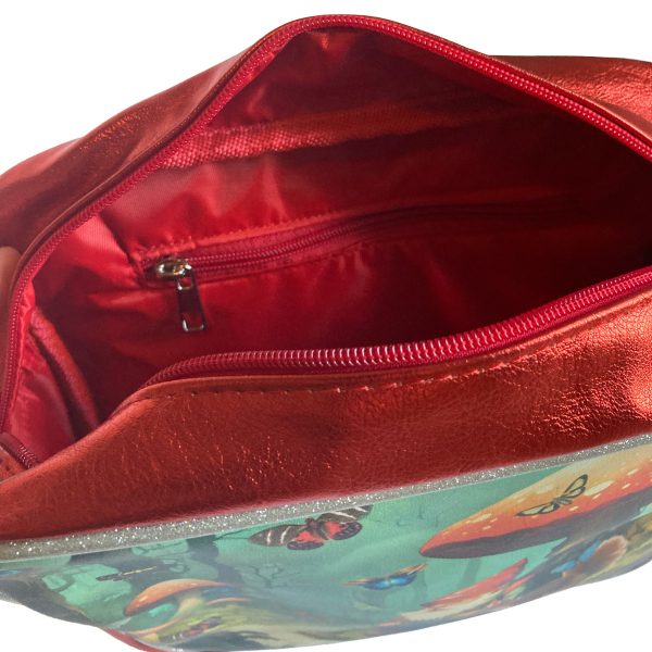 Schoudertas Kabouter rood - Afbeelding 6