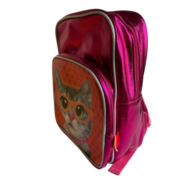 Backpack Cat with glasses Pink - looking sharp - Image 5
