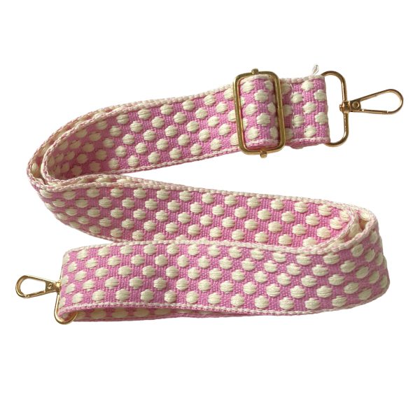 Tas hengsel - lichtroze witte stip