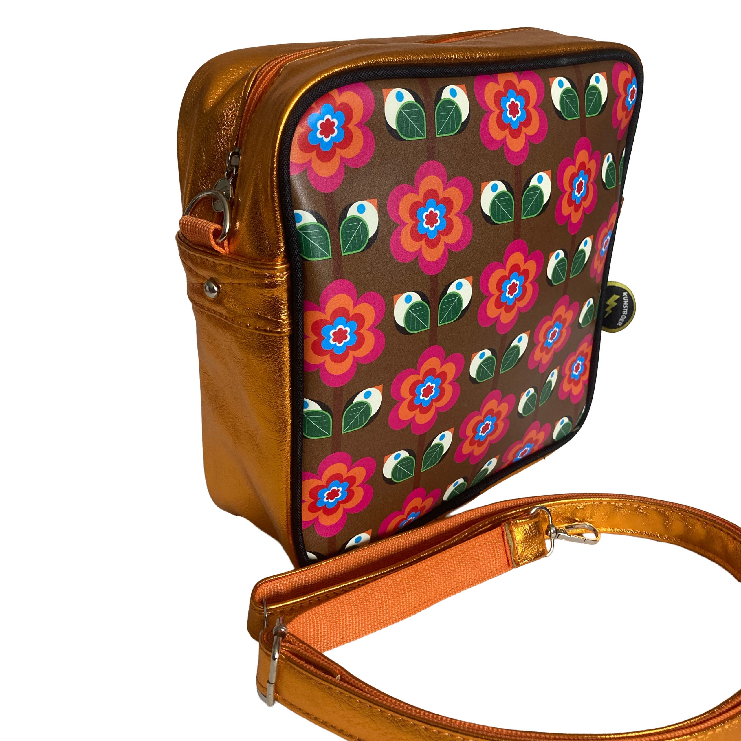 Schoudertas retro Vogel-bloemen - Afbeelding 5