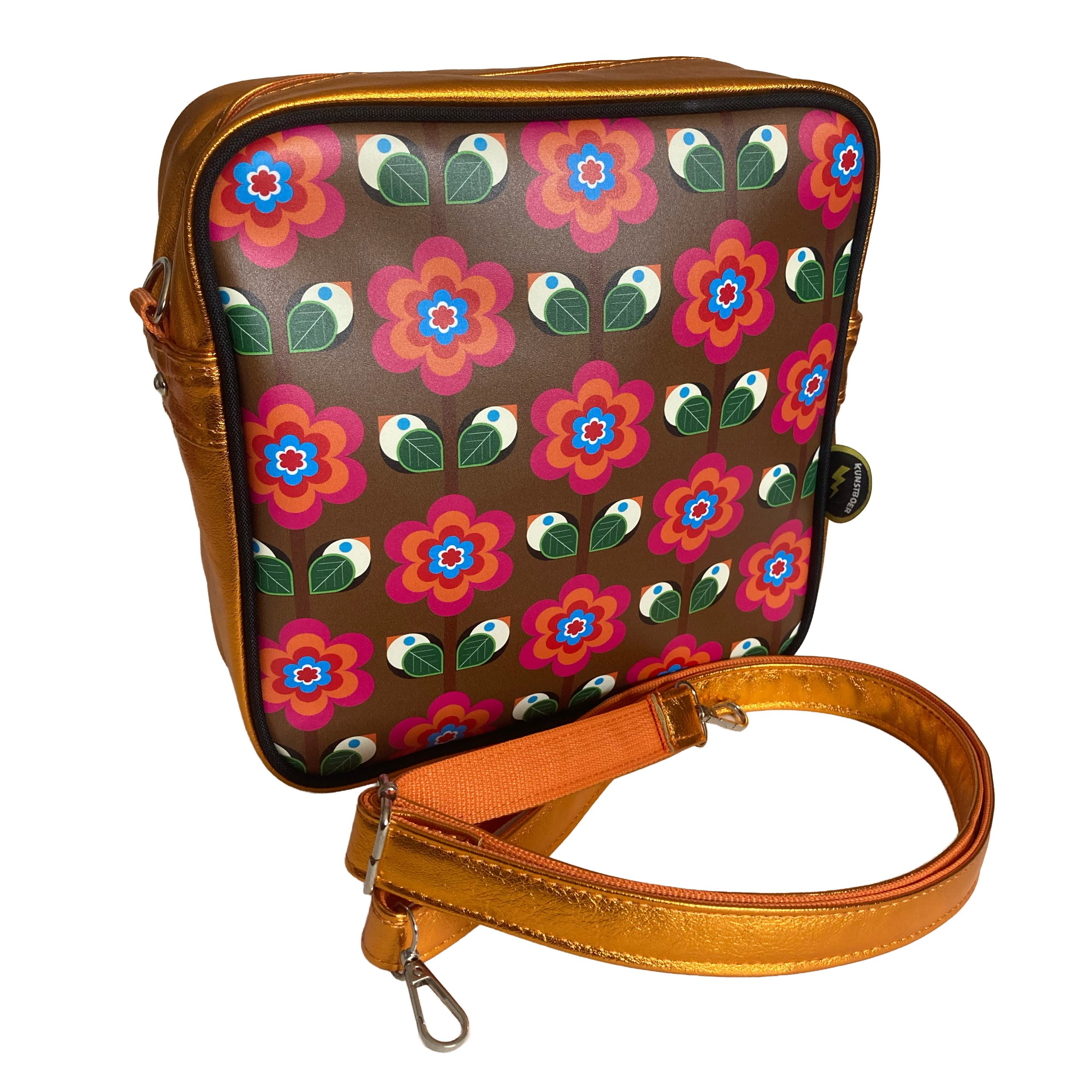 Schoudertas retro Vogel-bloemen - Afbeelding 3