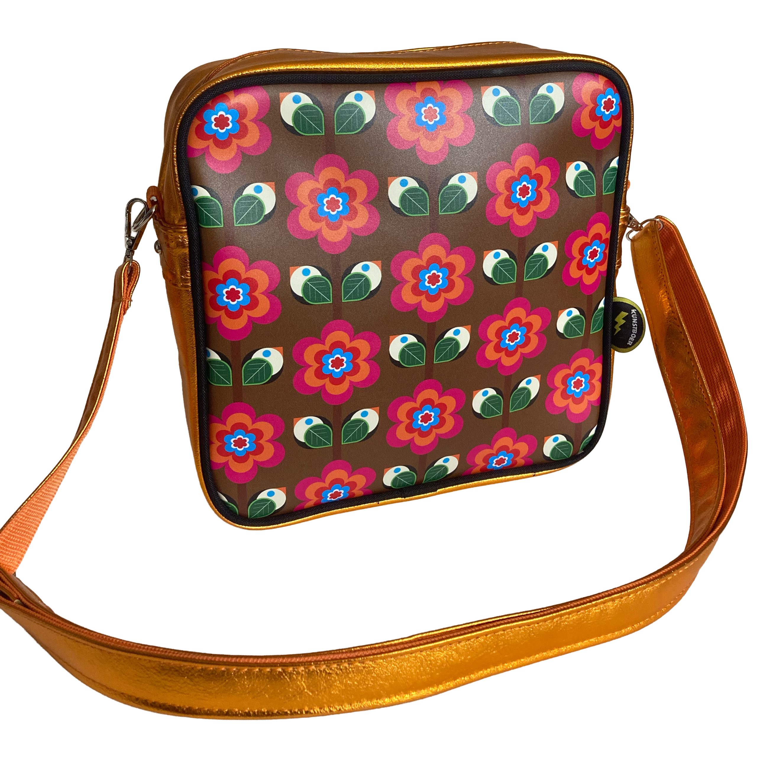 Schoudertas retro Vogel-bloemen - Afbeelding 6