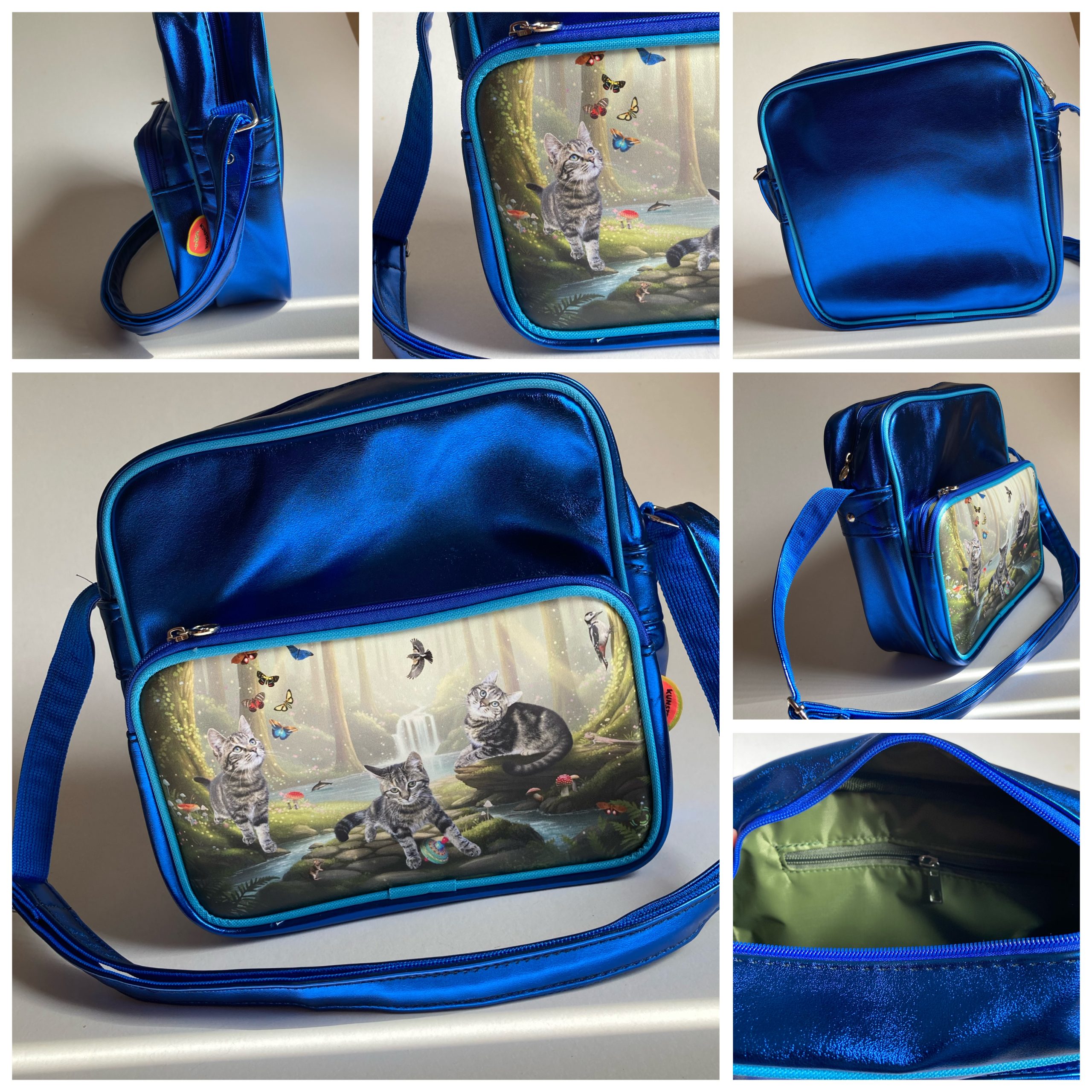 Shoulderbag square Kittens/cats paradise