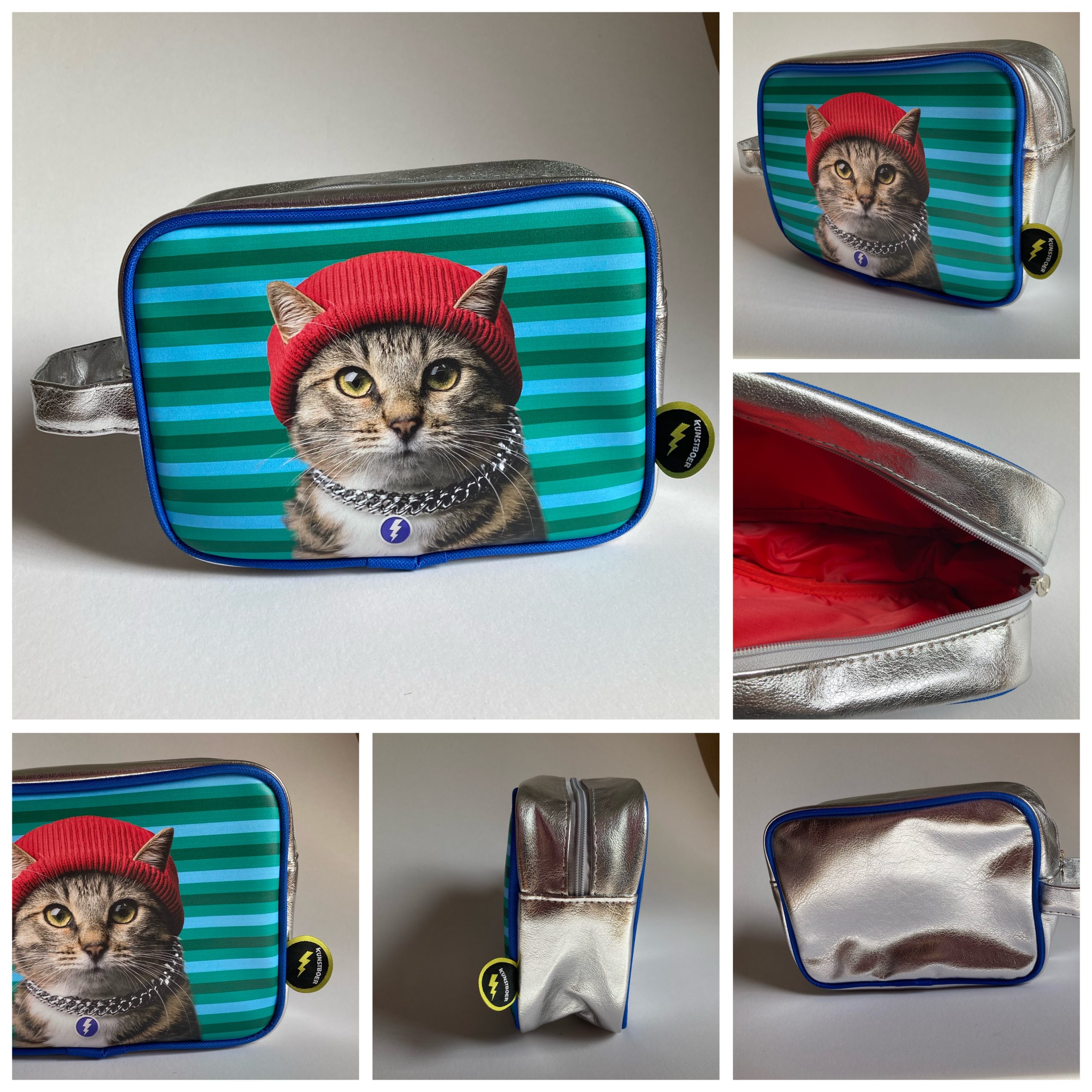 Toiletry bag Red hat cat