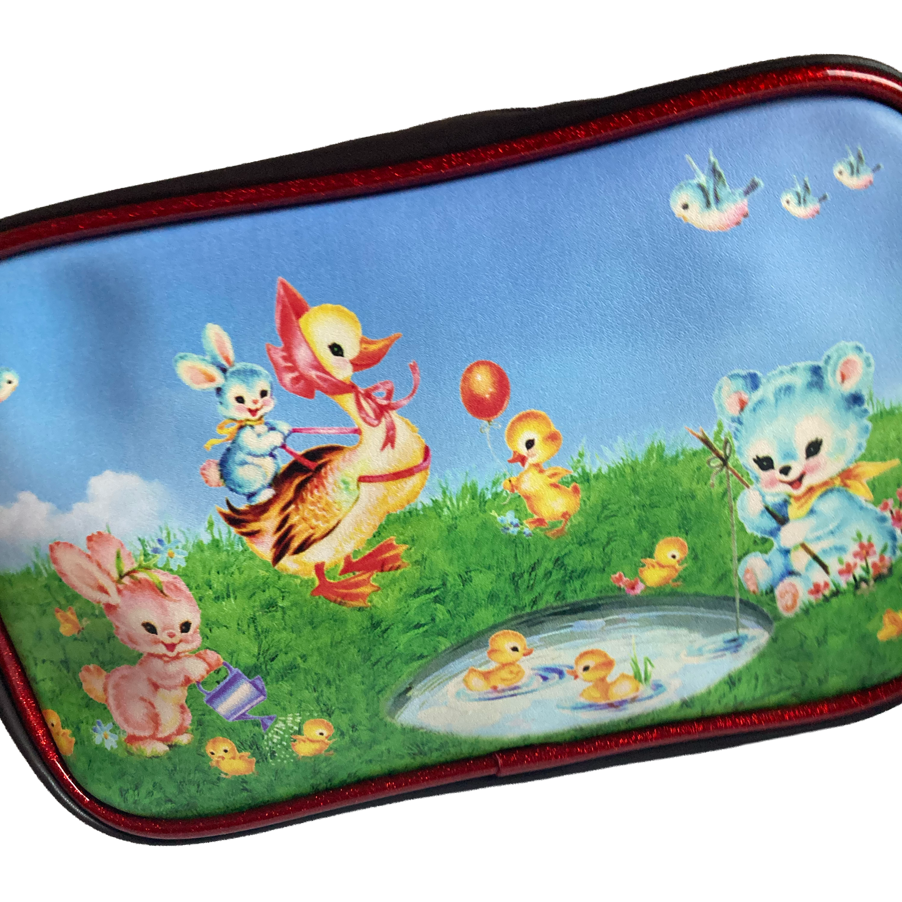Schoudertas Vintage dieren - Afbeelding 3