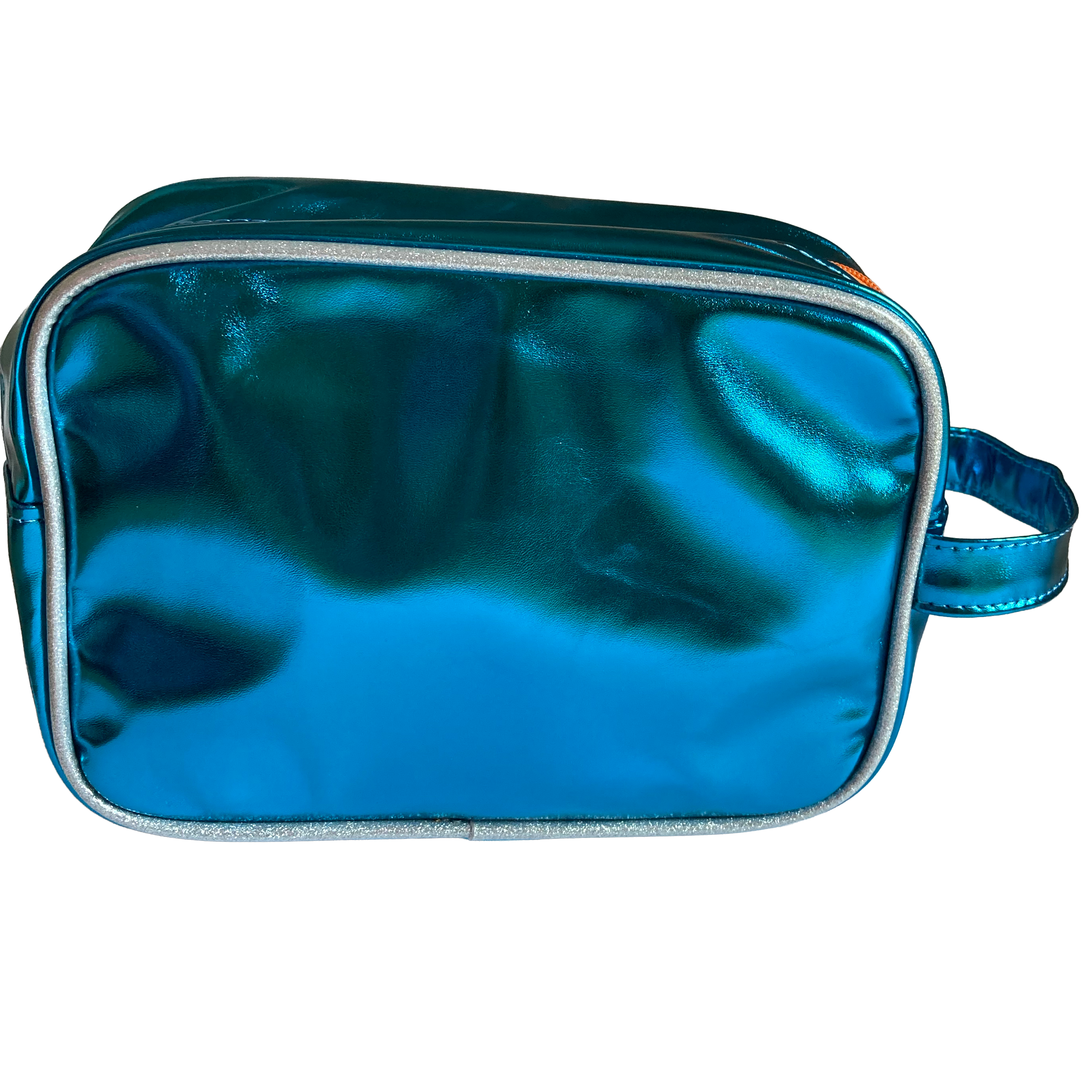 Toiletry bag Cat with glasses gingham background - Image 5